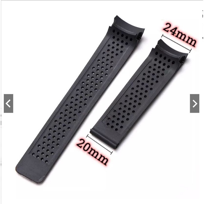 Terlaris Tali Jam Karet Rubber Tag Heuer Calibre Carrera 22Mm 24 Berkualitas
