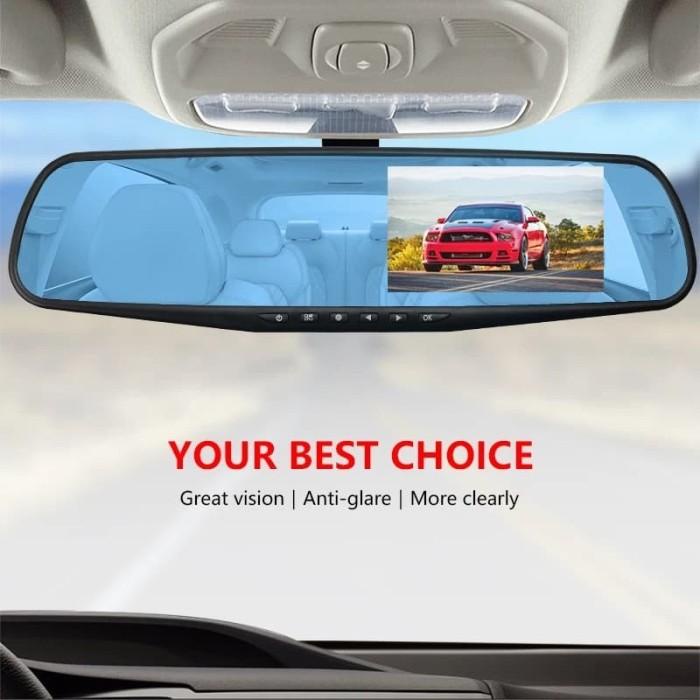 Kamera Mobil Kaca Spion 2 Kamera - Dvr Mobil Kaca Spion KMS02