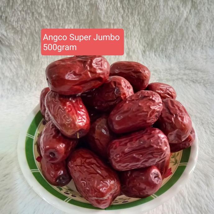 

TERBARU ANGCO SUPER JUMBO 500GRAM / KURMA MERAH SUPER JUMBO
