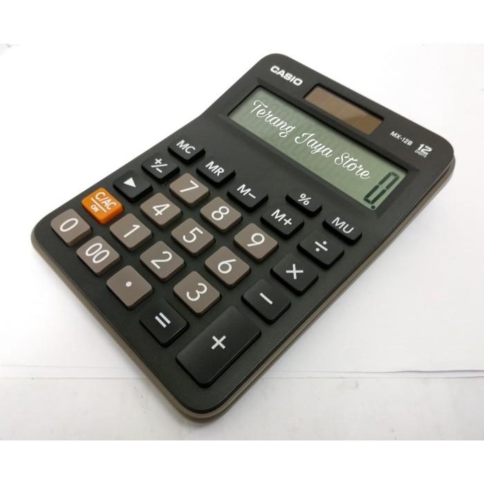 

Terlaris Kalkulator Casio 12 Digit Mx-12B (Garansi Resmi Casio 1 Tahun)