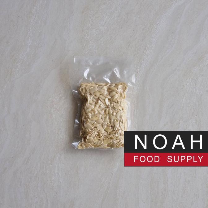 

TERBARU ALMOND SLICE 250 GRAM ALMOND BLANCHED SLICE RAW MENTAH 250 GRAM