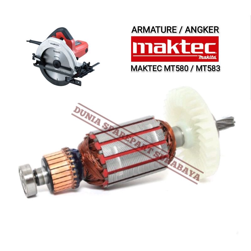 PROMO ARMATURE CIRCULAR SAW MAKTEC MT580 / MT583 / ANGKER DINAMO GERGAJI POTONG MAKTEC MT 580 / MT