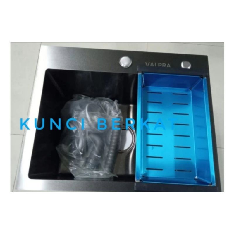 Kitchen sink Black 6045/Bak Cuci Piring Hitam/Sus 304