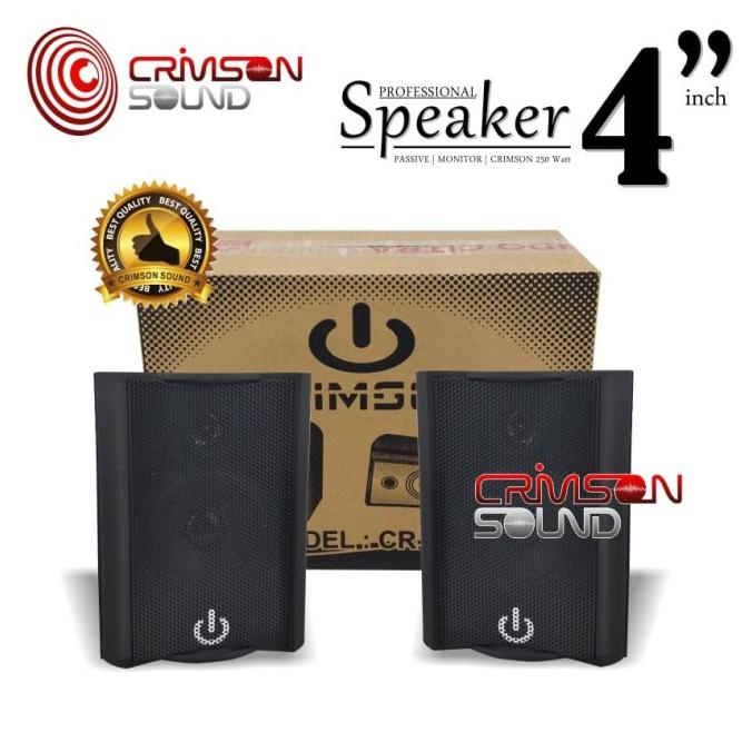 Discount Speaker 4 inch Pasif Crimson CR-402 2 Way Monitor SPEAKER BLUETOOTH/SPEAKER JBL/SPEAKER POLYTRON