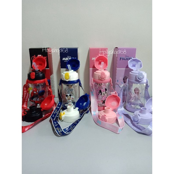 Botol Disney/Botol minum Disney 2 in1