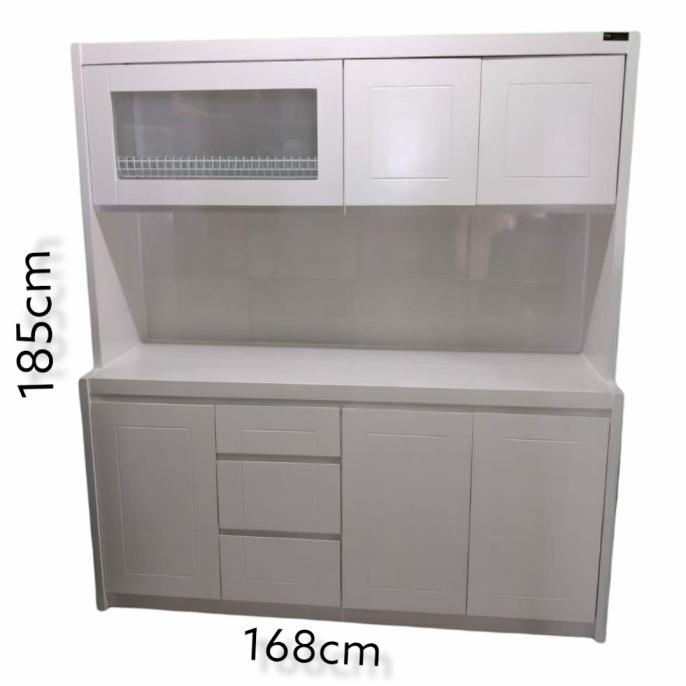 lemari sayur 4 pintu /rak piring/rak sayur/rak dapur/lemari dapur duco