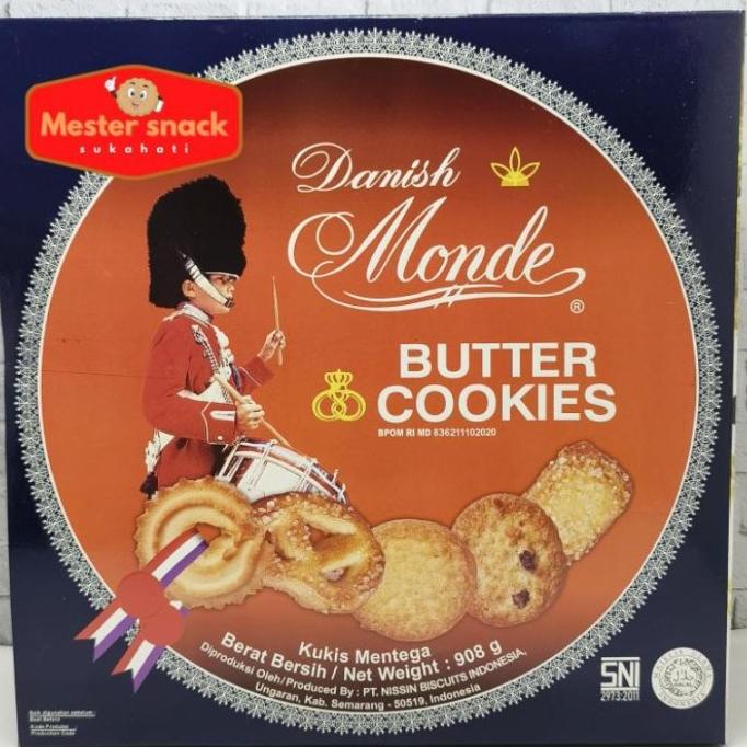 

KUE KALENG [SALE] MONDE BUTTER COOKIES 908 GRAM | MONDE KALENG | KUE LEBARAN | EL09I09A82L