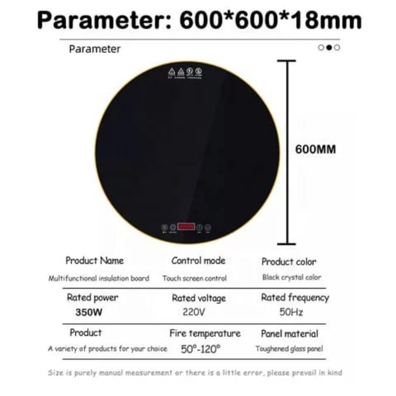 PAMELO - COD Pemanas Makanan Elektrik Warming Board Food Warmer Listrik Penghangat Meja Makan