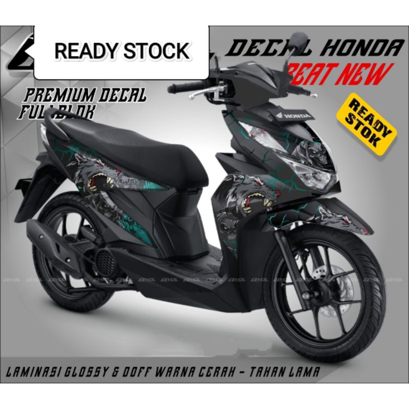 Decal beat new deluxe full body Sticker beat new Striping beat fi 2020 full body