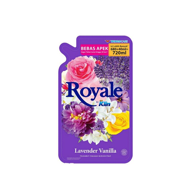 Royale Pelembut Pakaian Lavender Vanilla 680 + 40 ml