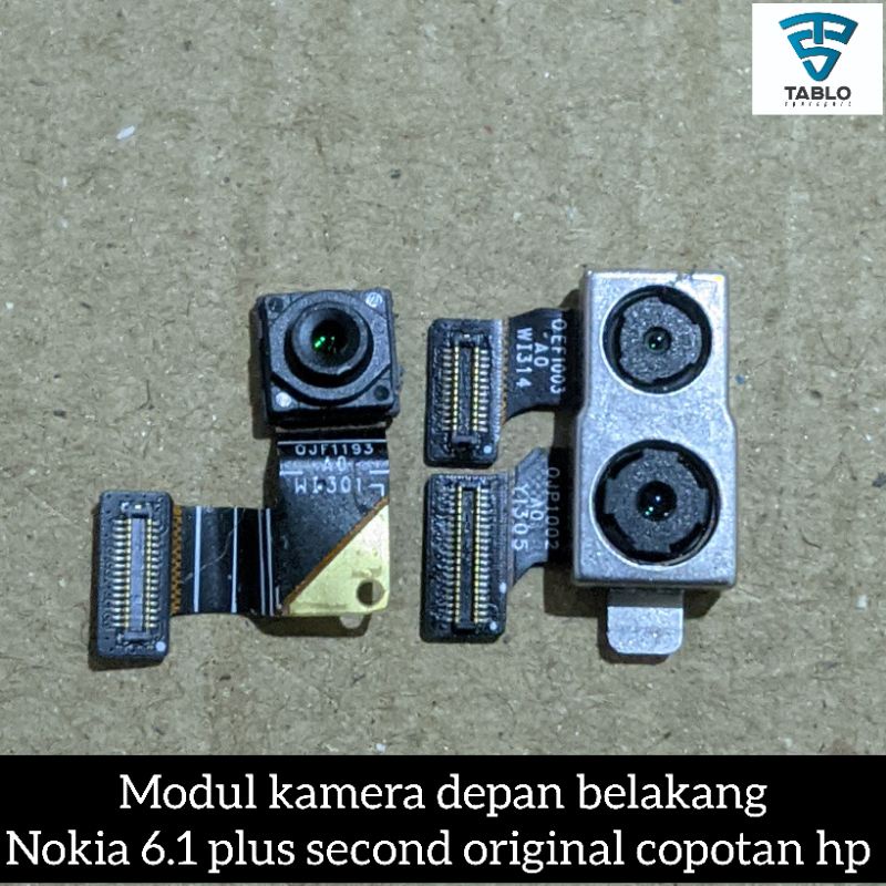 modul kamera depan belakang Nokia 6.1 plus atau x6 original copotan hp