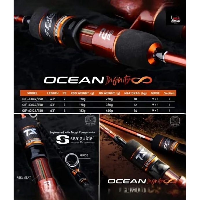 JORAN SEAHAWK OCEAN INFINITY OH ONE PIECE - PE 2, PE 3, PE 4