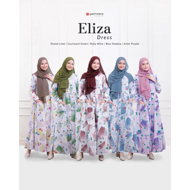 Izdihar Shop_ Gamis Eliza by Yasmeera