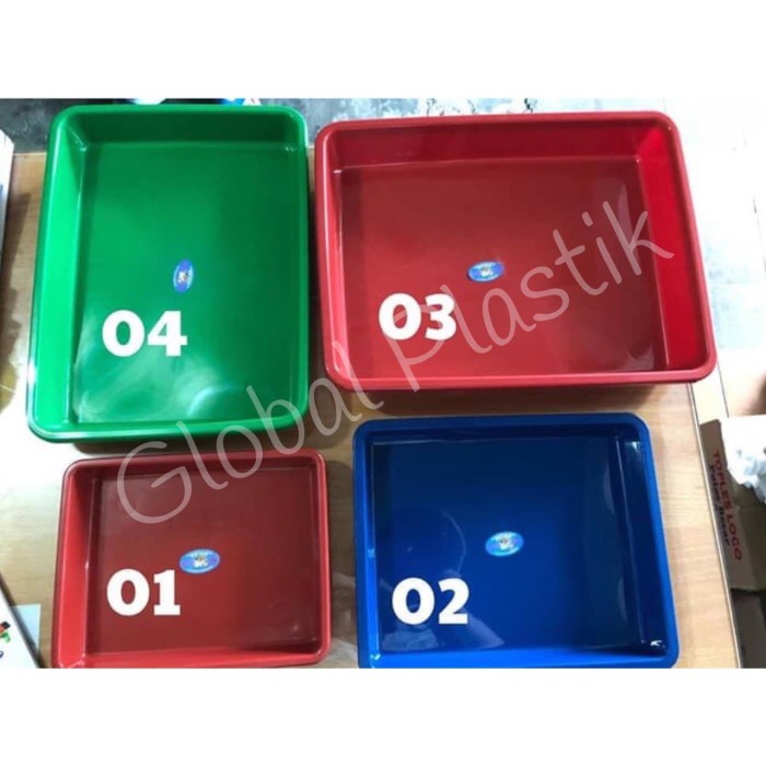 BEST SELLER NAMPAN BAKI KOTAK PLASTIK WADAH TRAY SEMAI BIBIT TANAMAN HIDROPONIK