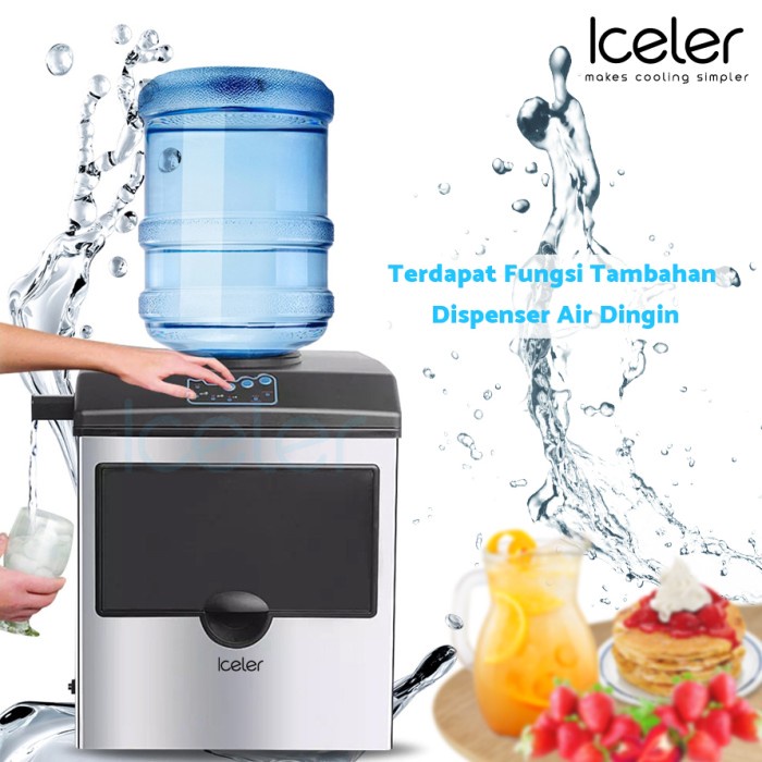 Terlaris Mesin Es Batu Kristal Iceler Pembuat Es 30Kg/D Terbaik Untuk Cafe