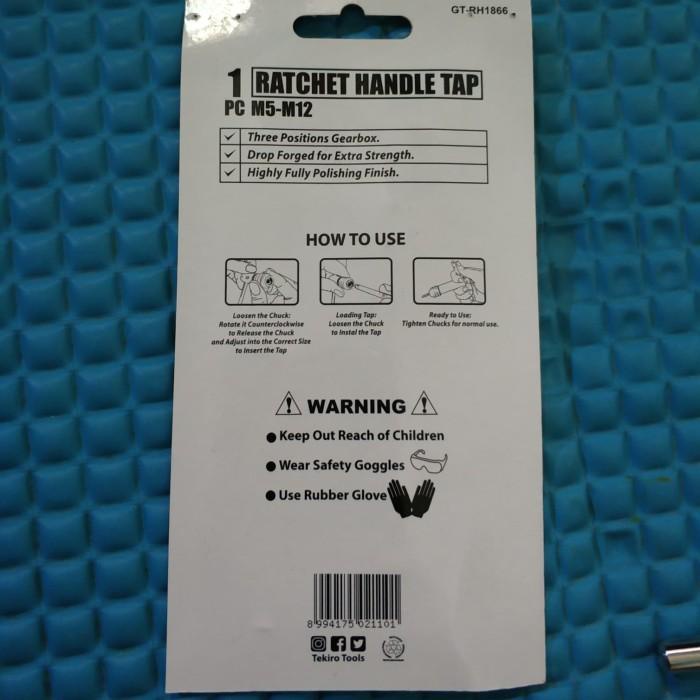 Gagang Handle Tap Rachet M5-M12 Tekiro - Hand Tap M5-M12 Tekiro