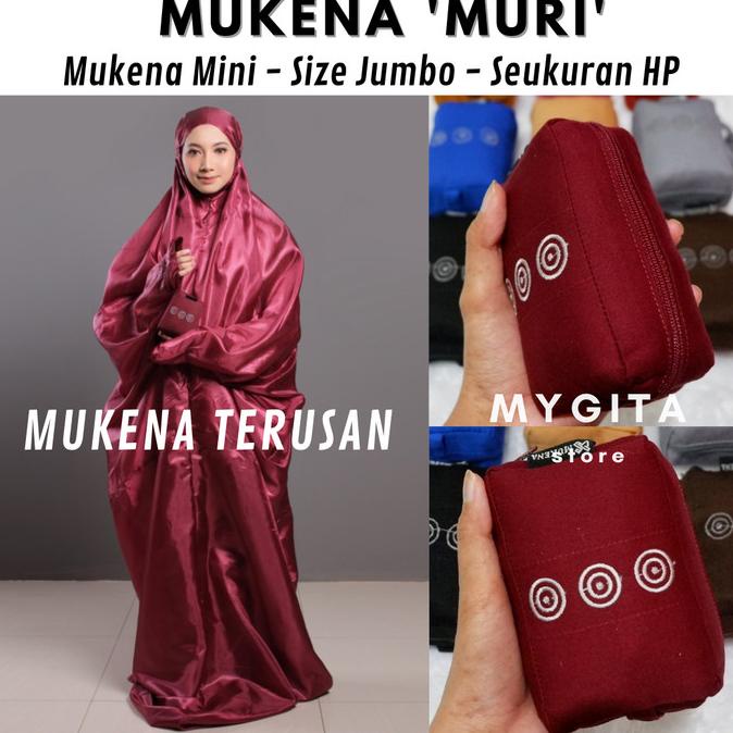 Mukena MURI / Mukena Traveling / Mukena Mini (Terusan)