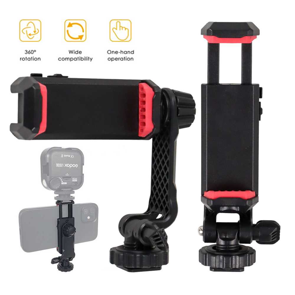 XILETU Smartphone Holder Clip Bracket Mount Tripod Monopod - XJ-14