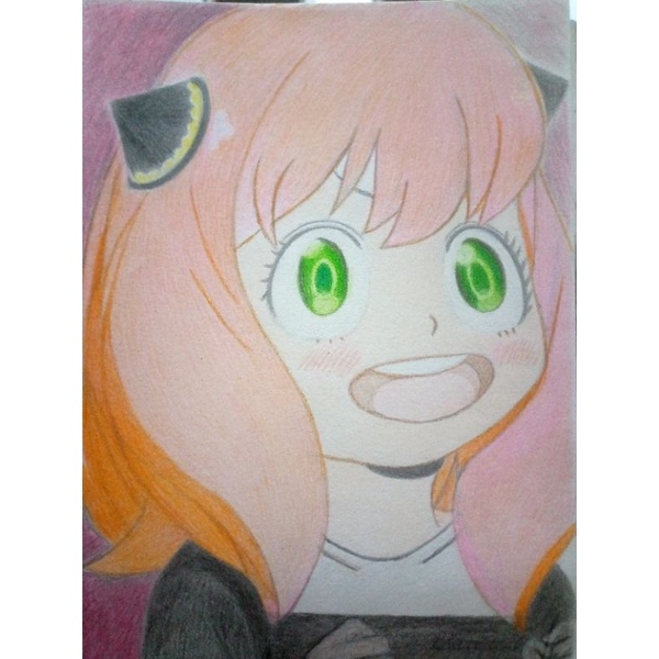 lukisan pensil sketsa wajah/lukisan anime/lukisan wajah/uk 10R