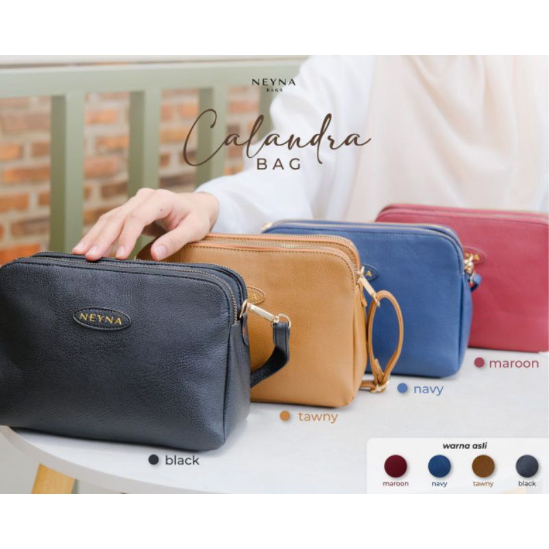 Neyna Calandra Bag | Sling Bag | Tas Wanita | Tas Slempang