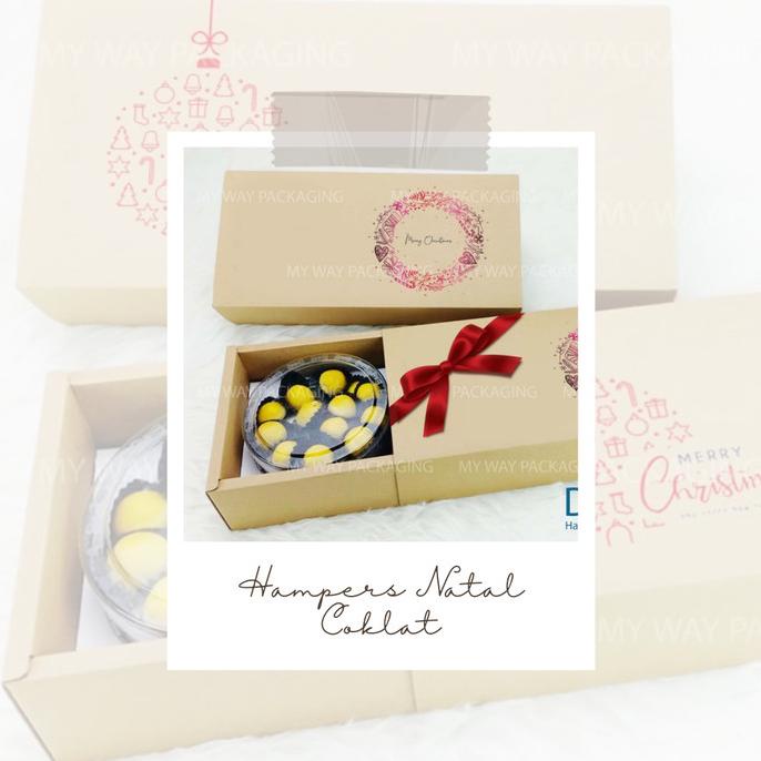 

salle Dus / Kotak / Kue Toples NATAL, Merry Christmas Nastar, coklat