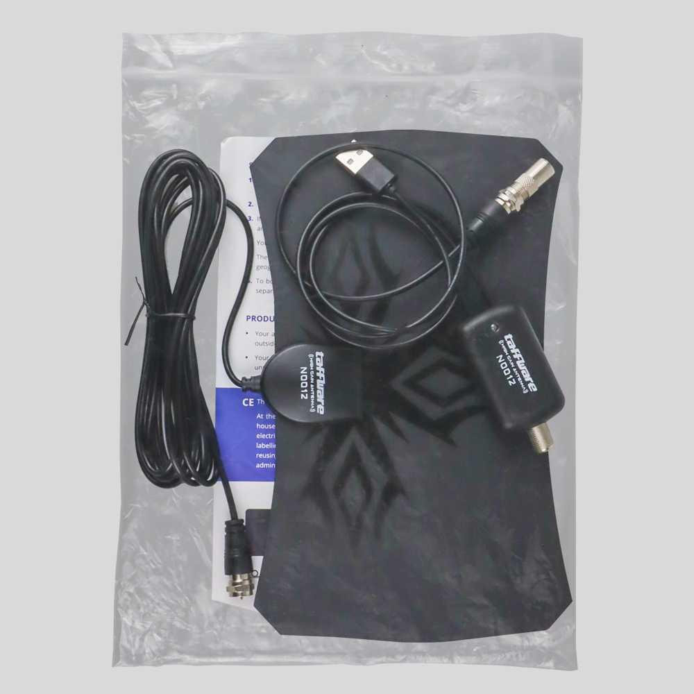 Taffware Antena TV Digital Indoor DVB-T2 28dB Signal Booster Amplifer 0012