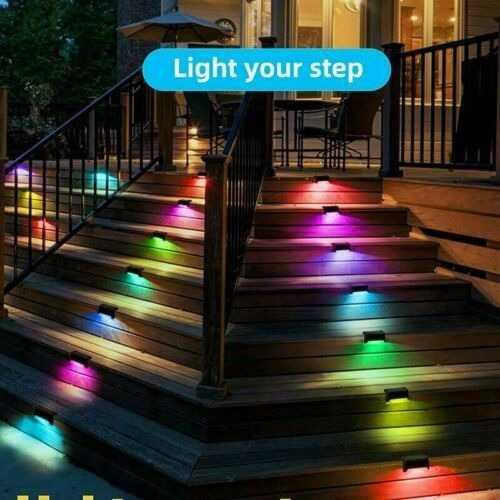 IWP Lampu Taman Hias Otomatis Deck Light Solar Power IP65 RGB 8 PCS IW12 Lampu Gantung Ruang Tamu Lampu Gantung Ruang Tamu Lampu Taman Lampu Outdoor Lampu Taman Lampu Outdoor Lampu Taman Dinding Lampu Taman Dinding Lampu Taman Minimalis Lampu Taman Minima