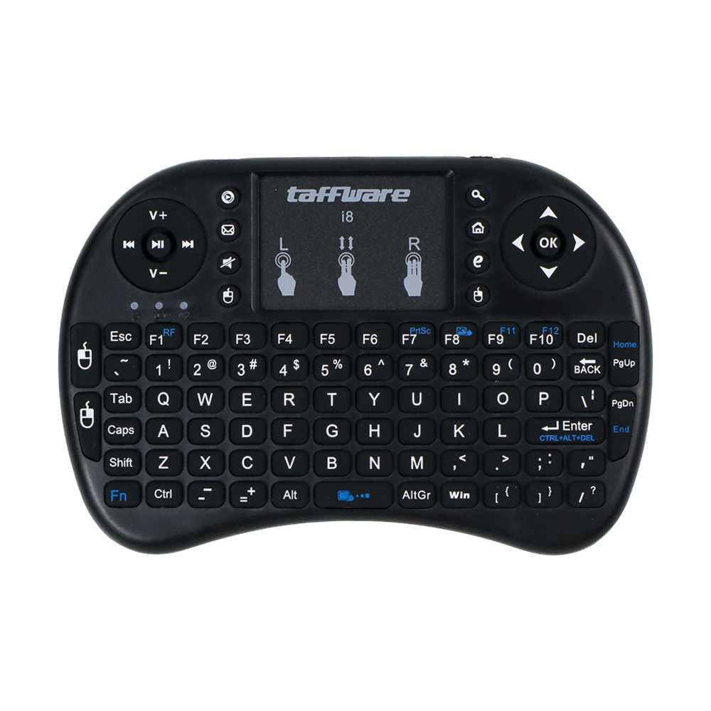 Taffware Mini Keyboard Wireless 2.4GHz dengan Touch Pad &amp; Mouse - i8