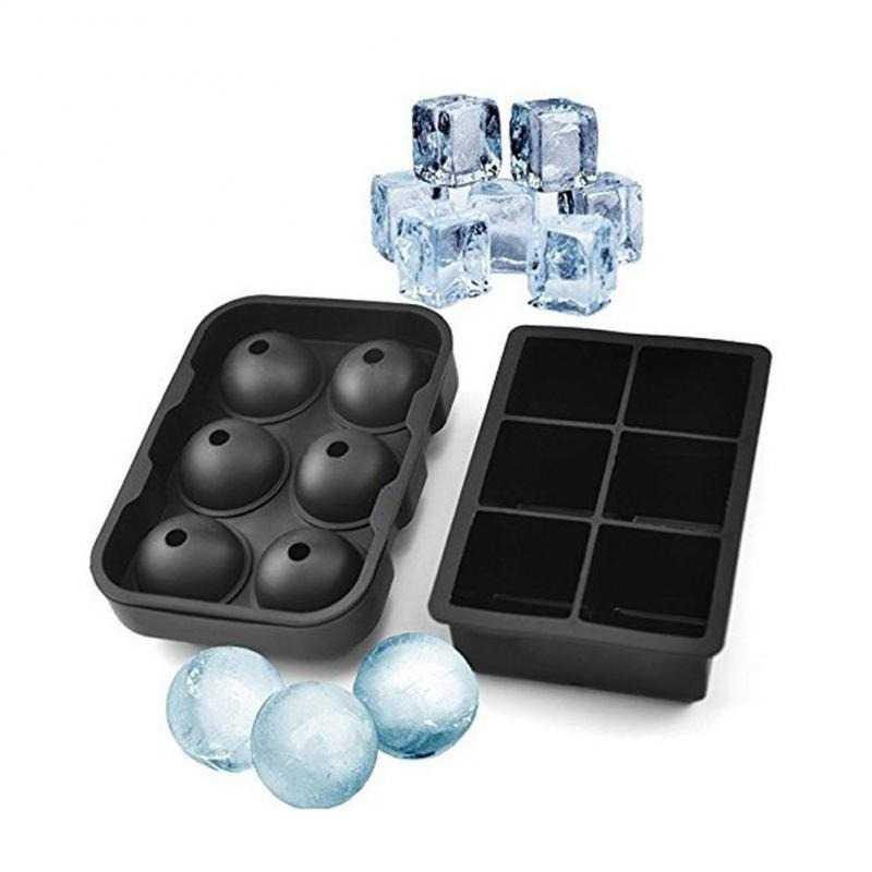 Winzwon Cetakan Es Batu Ice Cube Tray Cube Ball 2 PCS - CW76685 Cetakan Es Batu Cetakan Es Krim Cetakan Es Batu Silikon Cetakan Silikon Silicon Sendok Silikon Bayi Cetakan Es Krim Silikon Cetakan Es Mesin Es Batu Kristal Cetakan Es Krim Bayi Es Batu Krist