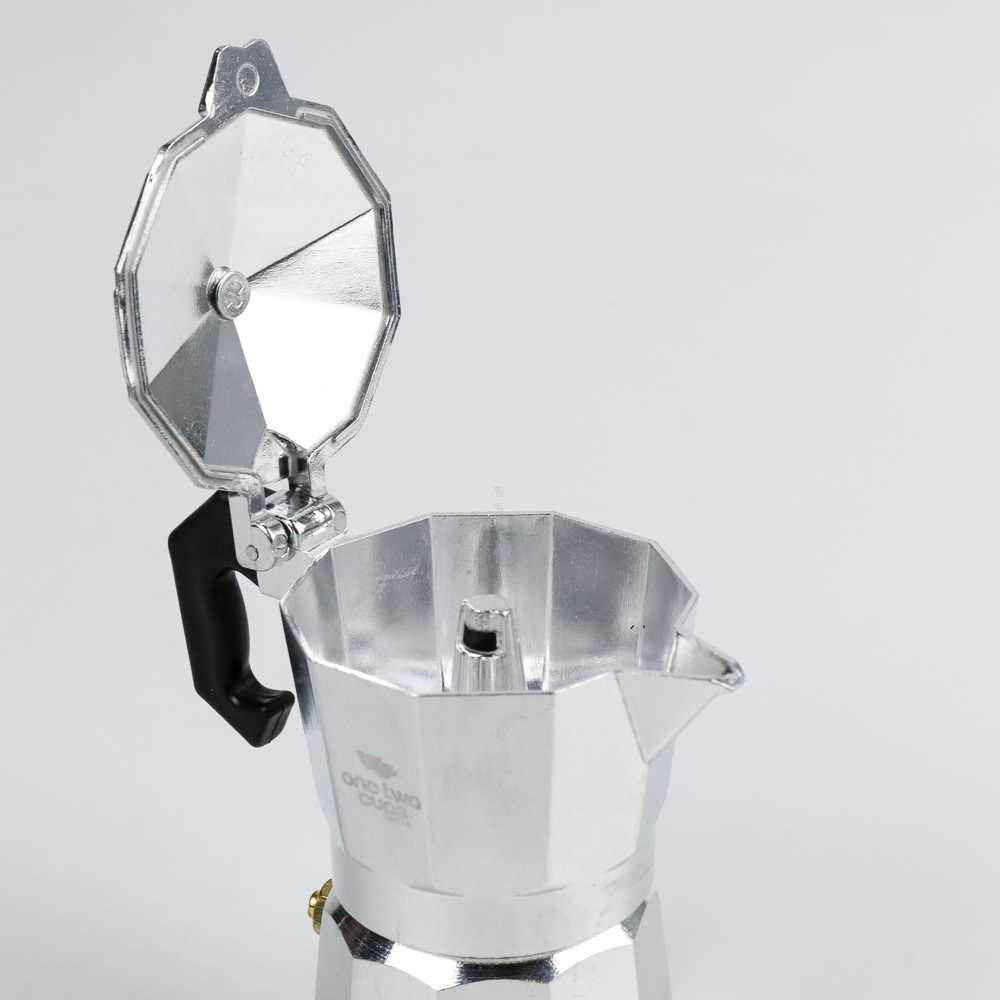 One Two Cups Espresso Coffee Maker Moka Pot Teko Filter - JF112