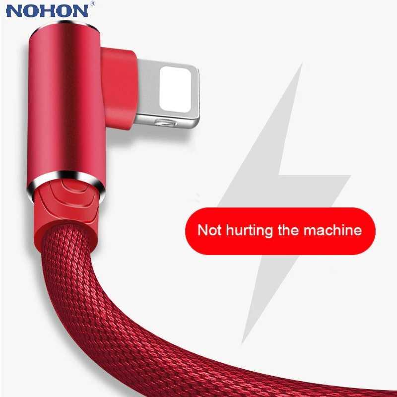 Nohon Kabel Charger Lightning L Shape 2.4A O01