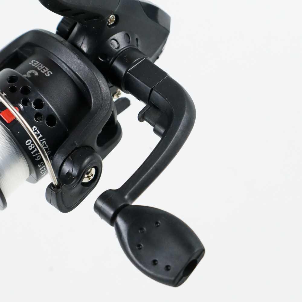 YUMOSHI Gulungan Pancing Fishing Reel 3+1 Ball Bearing 5.2:1 L200