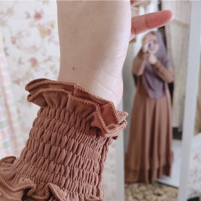 Terbaru ✨ Dress Syar'I Rfilly Gamis Morena Gamis Jersey Premium Ada✅ / Gamis Elbina Set Syari Gamis 