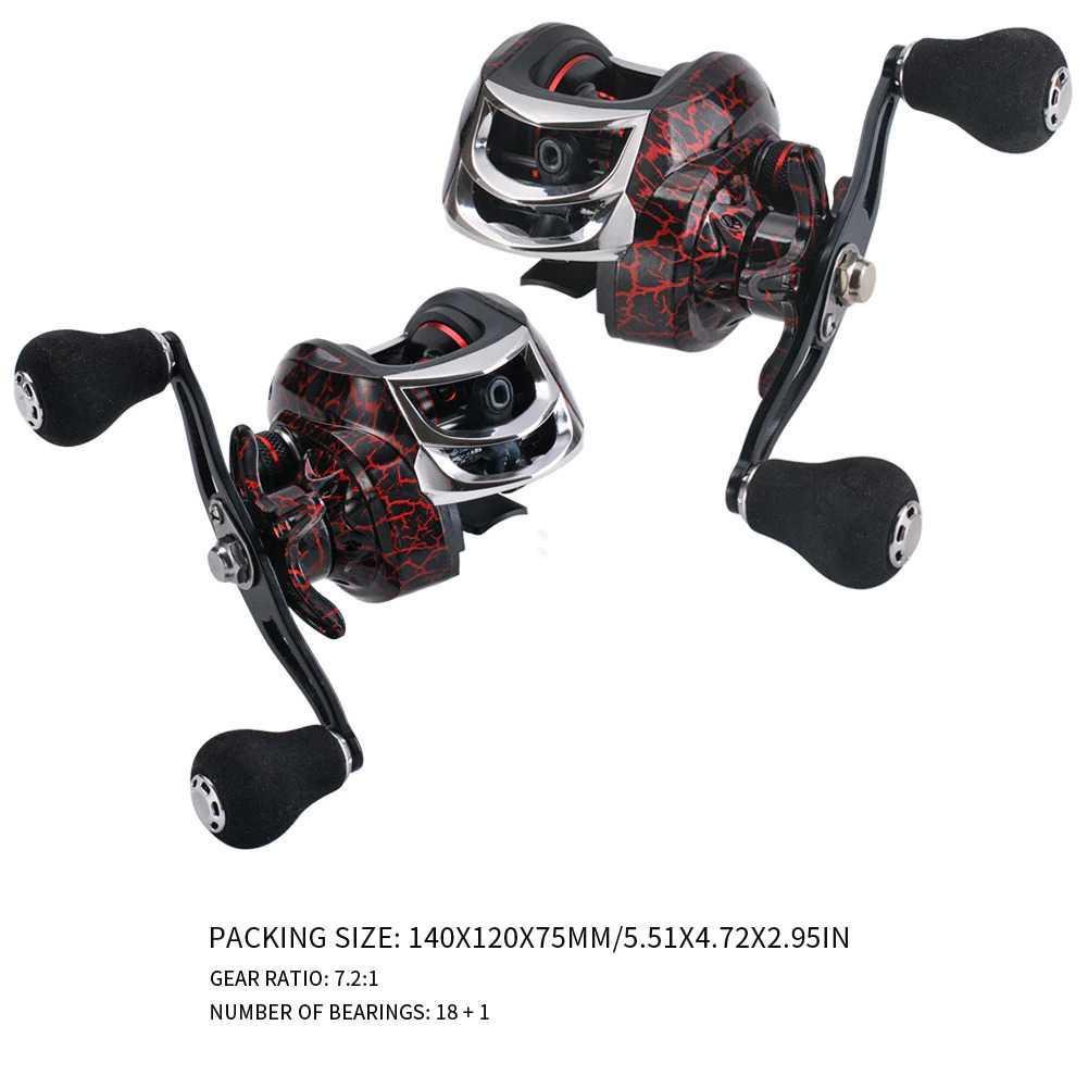 SNAKESKIN Reel Pancing Baitcasting 18+1 Ball Bearing 7.2:1 EL1000 Pancing Reel Power Handle Ril Pancing Reel Pancing Power Handle Pancing Casting Rell Pancing Power Handle Casting Reel Pancing Mini Reel Casting Reel Baitcasting Real Pancing Power Handle