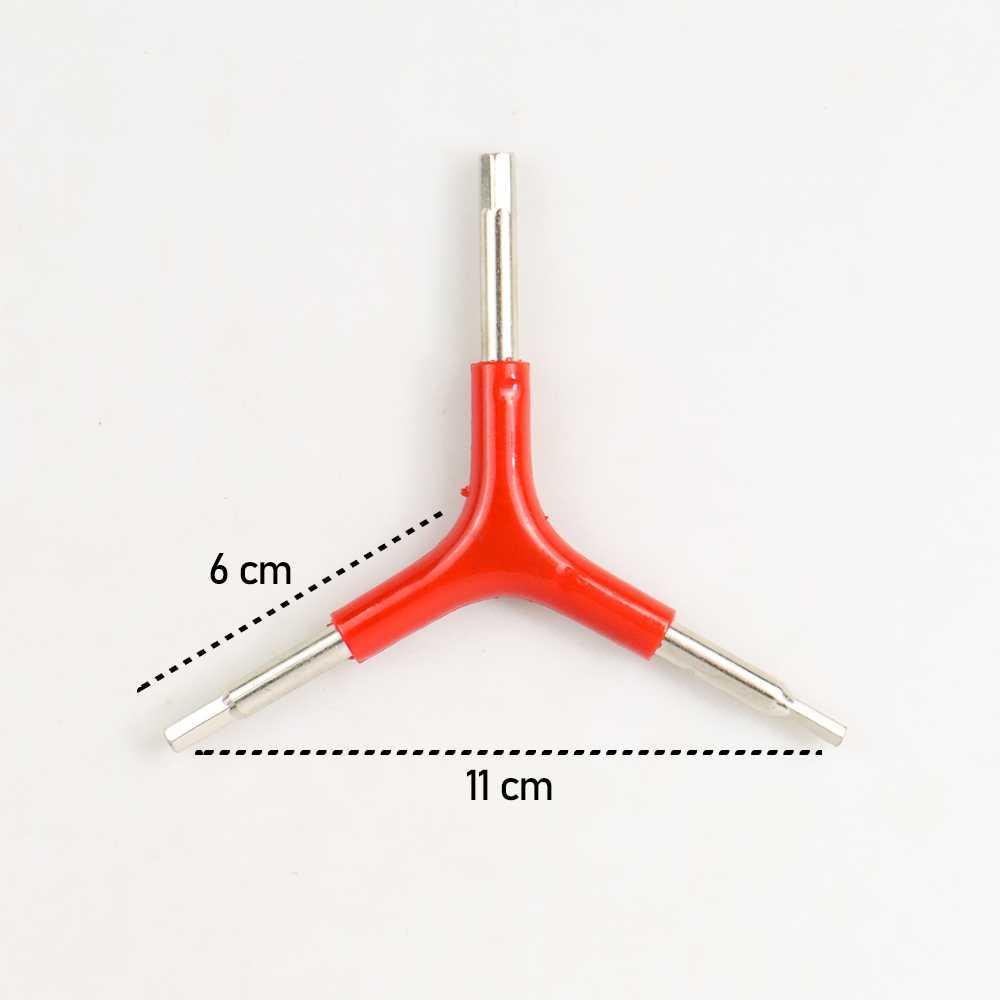 TERAYSUN Kunci Pas Sepeda 3 Way Hex Spanner Repair Tools - YH01