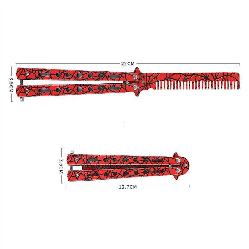 ONEFIRE Pisau Sisir Butterfly Balisong Training Knife CS GO - YS-7320
