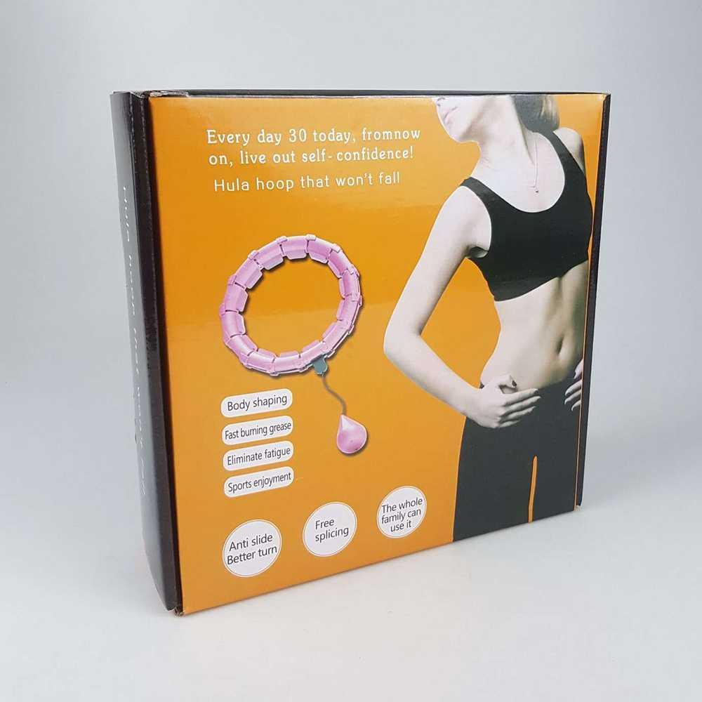 RUNASK Alat Fitness Cincin Pelangsing Hula Hoop Adjustable - RK013