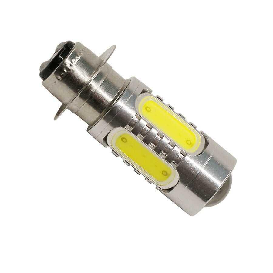 YCCPAUTO Lampu Motor Headlight LED H6M PX15D 7.5W 10-24V 6500K