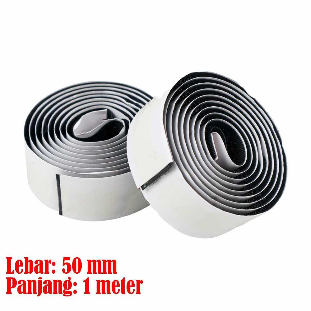 TaffPACK Lakban Velcro Hook and Loop Magic Nilon Sticker 1 Meter NK006