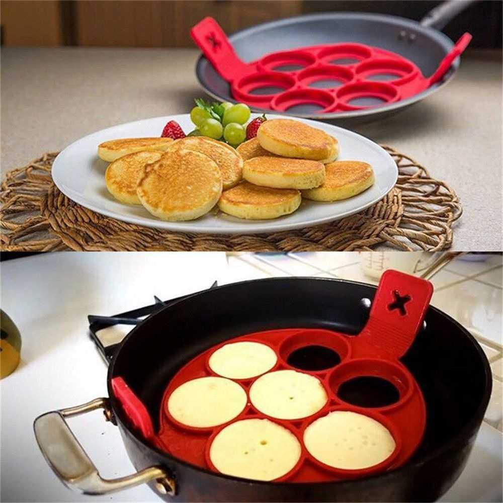 TEENRA Cetakan Telur Omelet Egg Pancake Maker T282 Teflon Bento Cetakan Telur Congkel Cetakan Telur Cetakan Sostel Cetakan Telor Congkel Cetakan Telor Telur Puyuh Cetakan Sosis Cetakan Telur Ceplok Cetakan Bulat Cetakan Telur Congkel Anti Lengket Cetakan