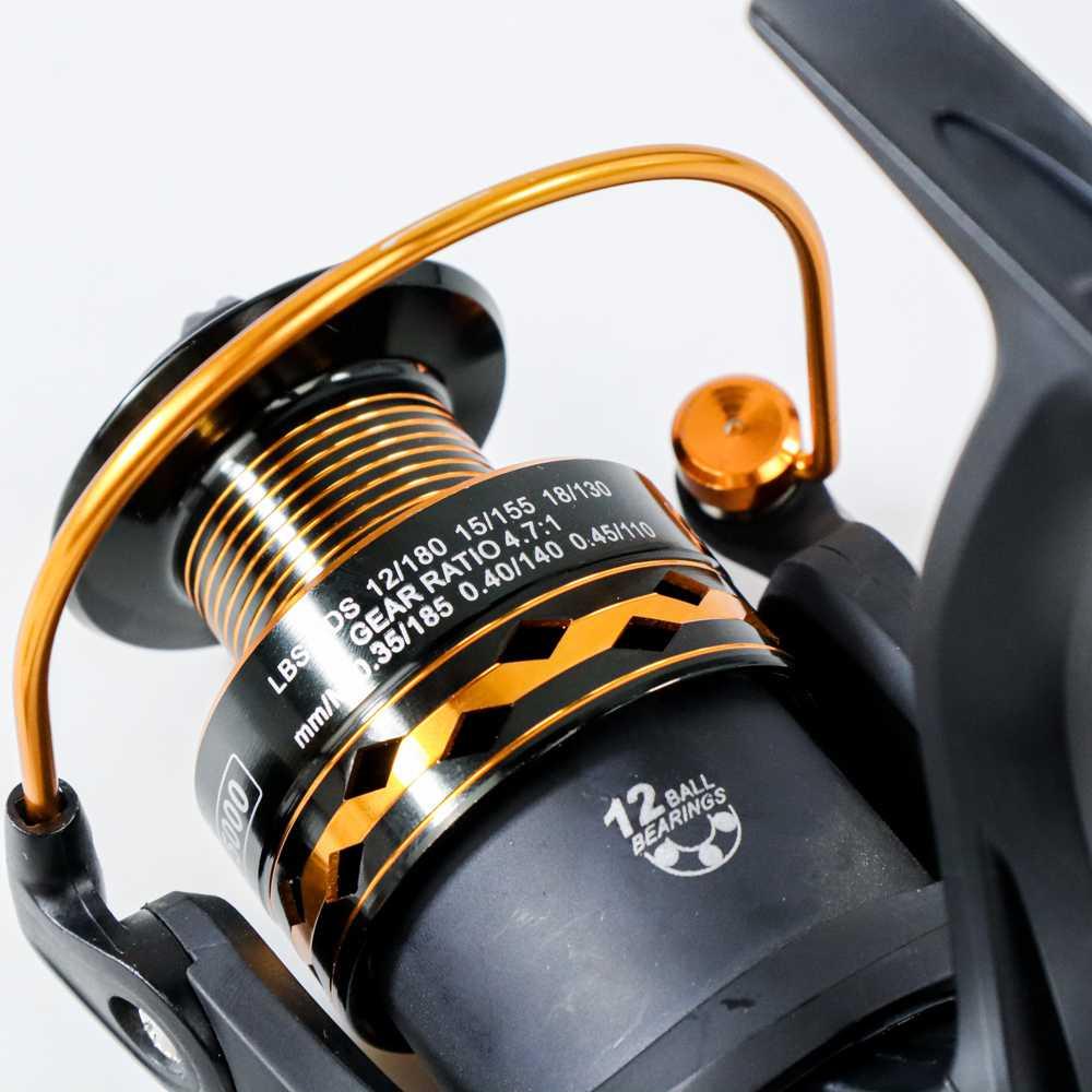 TaffSPORT JK5000 Reel Pancing Spinning Fishing 4.7:1 Ball Bearing 12 Pancing Reel Power Handle Ril Pancing Reel Pancing Power Handle Pancing Casting Rell Pancing Power Handle Casting Reel Pancing Mini Reel Casting Reel Baitcasting Real Pancing Power