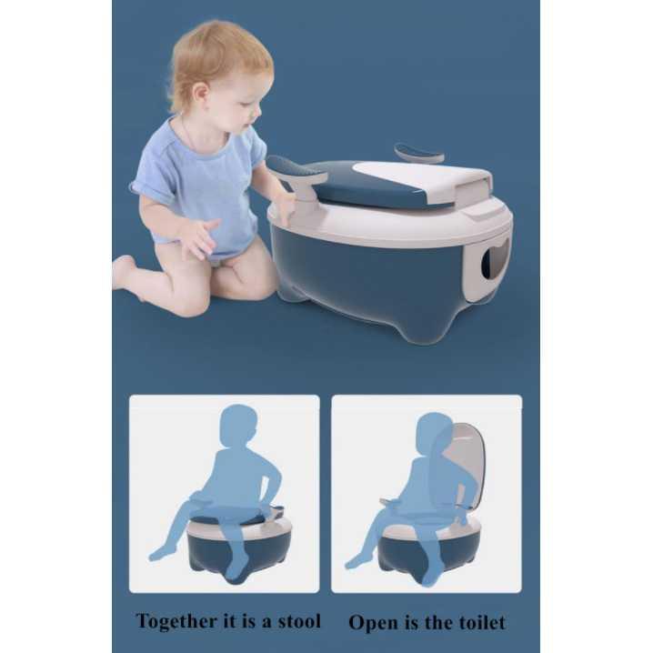 QIEZUOBIANQI Toilet Latihan WC Duduk Anak Baby Potty - BZ-102