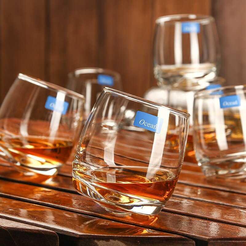 OCEAN Gelas Cangkir Rotatable Cone Wobble Cognac Wine 270ml WJS121 Minum Bayi Mug Susu Anti Tumpah B