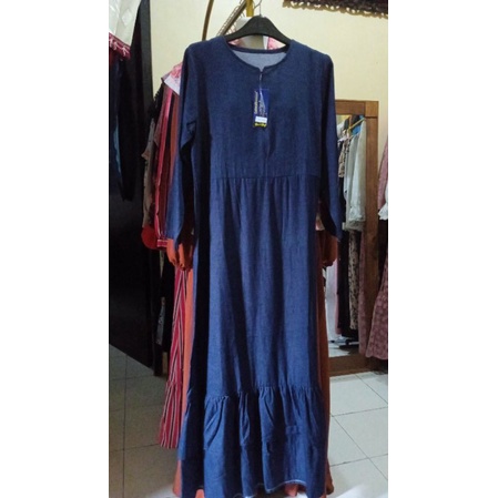 Gamis soft jeans❌SOLD Offline❌