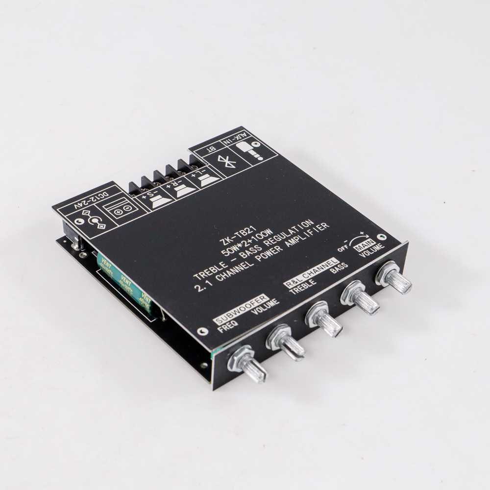 ( 100% BARANG ORI ) TKXEC Bluetooth 5.0 Amplifier Board 50Wx2+100W TPA3116D2 - ZK-TB21