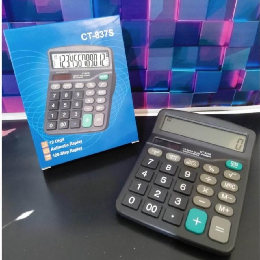 

KALKULATOR MEJA CT 837S - Check & Correct Calculator CT837S