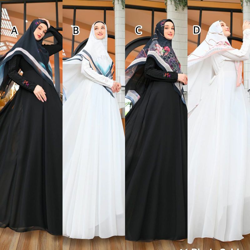 gamis set keshwari syari series humaira hijab
