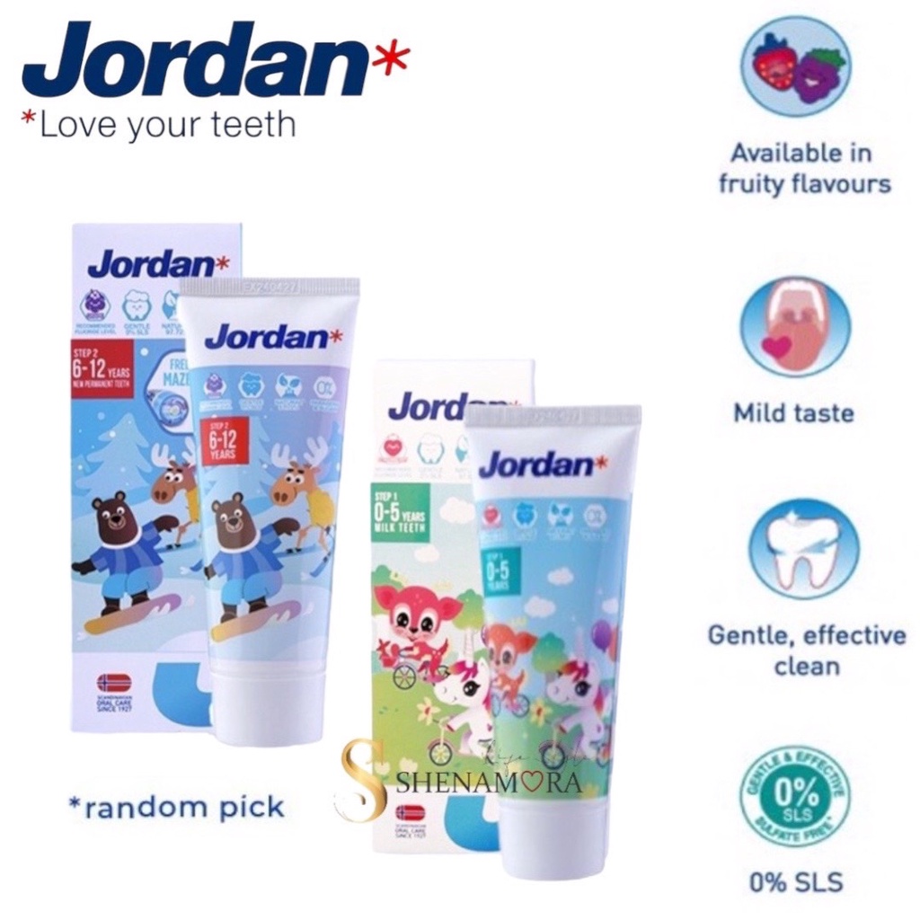 Jordan Baby Kids Toothpaste | Pasta Gigi 75gr
