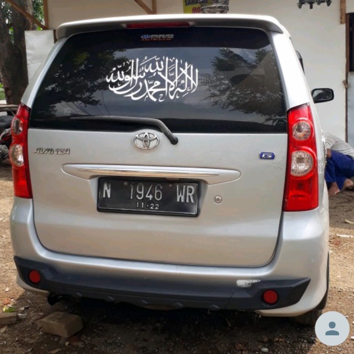 pengaman bumper belakang avanza/Xenia lama vvt-i vvti karet 2005-2011