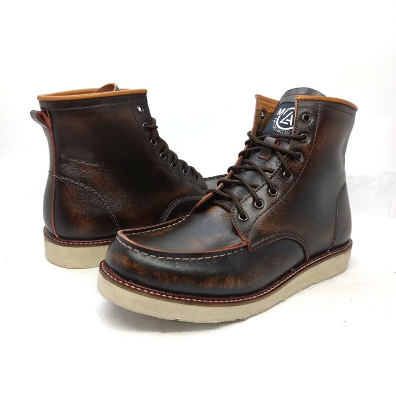 BOOTS MR LA REDWING LEATHER SEPATU PRIA